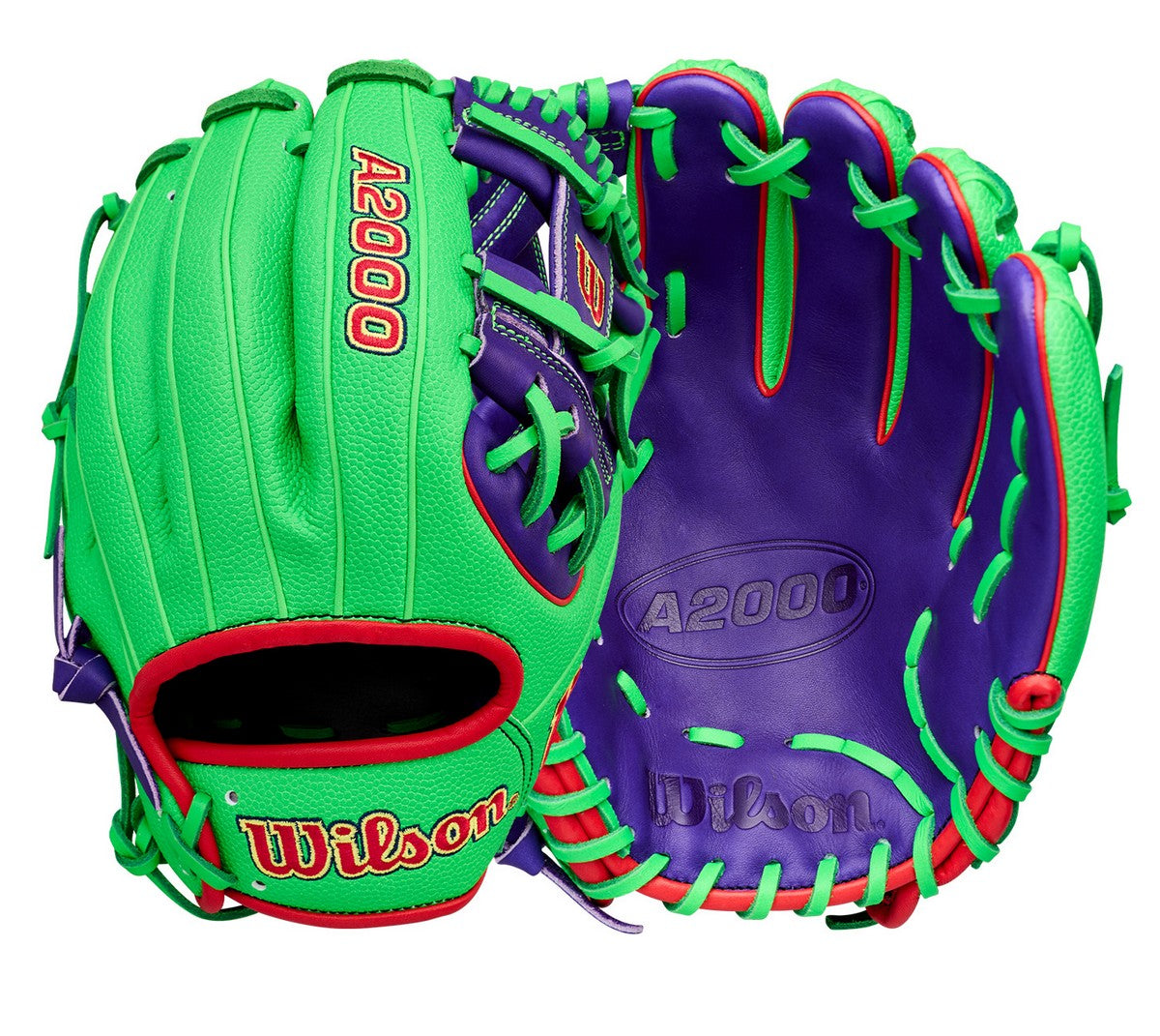 Wilson Limited Edition Big League Chew Swingin' Sour Apple 1786 A2000 11.5" Baseball Glove