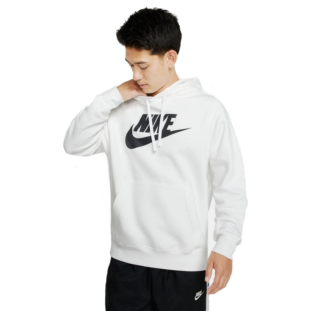 white pullover hoodie nike