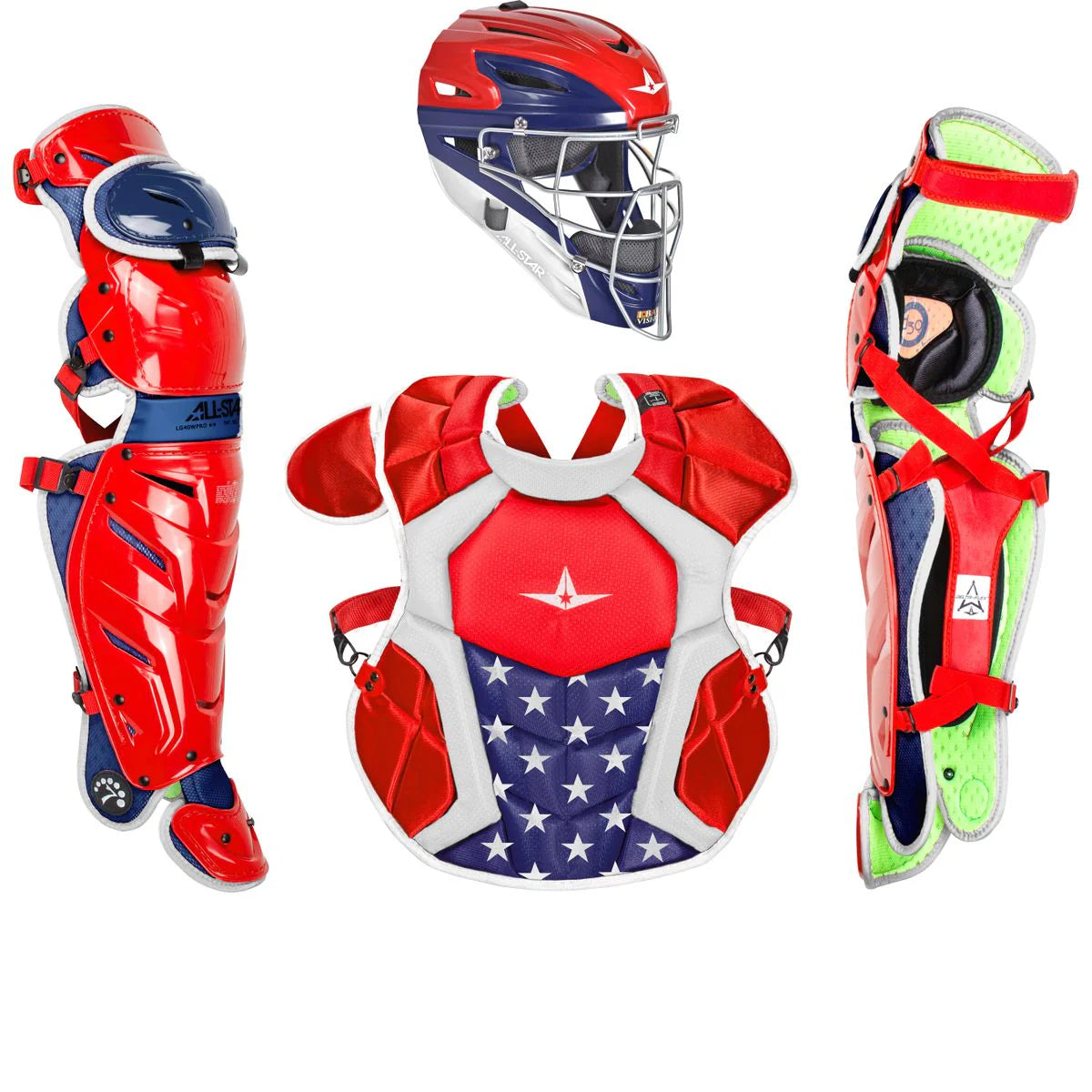All-Star Intermediate System7 Axis USA Pro Catcher's Set