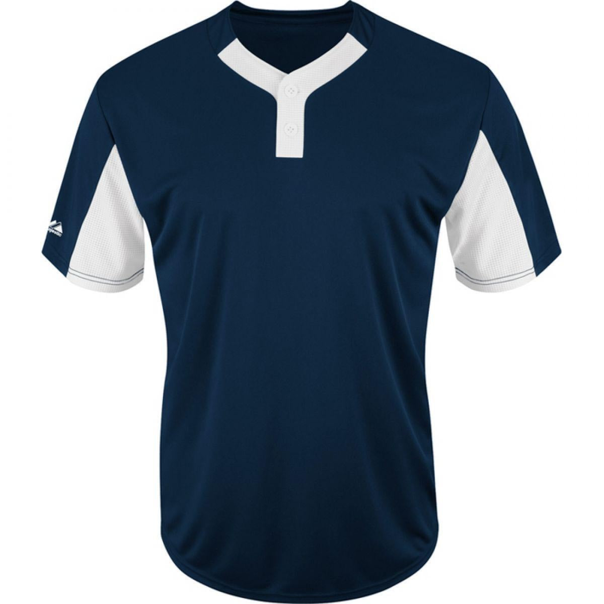 Majestic Youth Premier Eagle 2-Button Colorblocked Jersey
