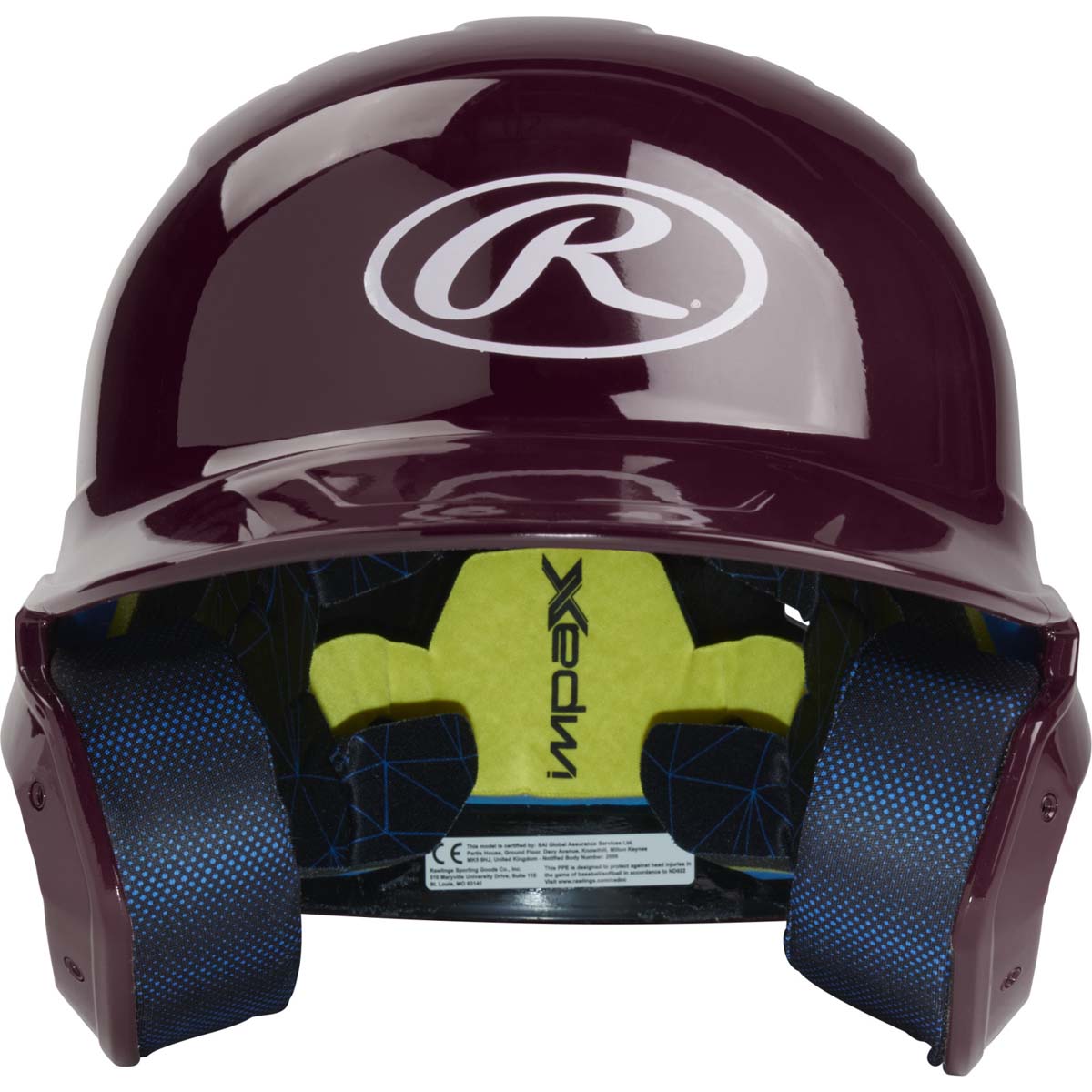 Rawlings MACH Senior Gloss Baseball Batting Helmet