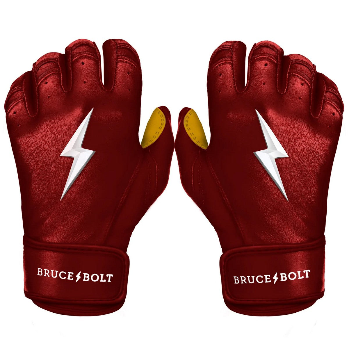 Bruce Bolt Adult Premium Pro Short Cuff Pair of Batting Gloves