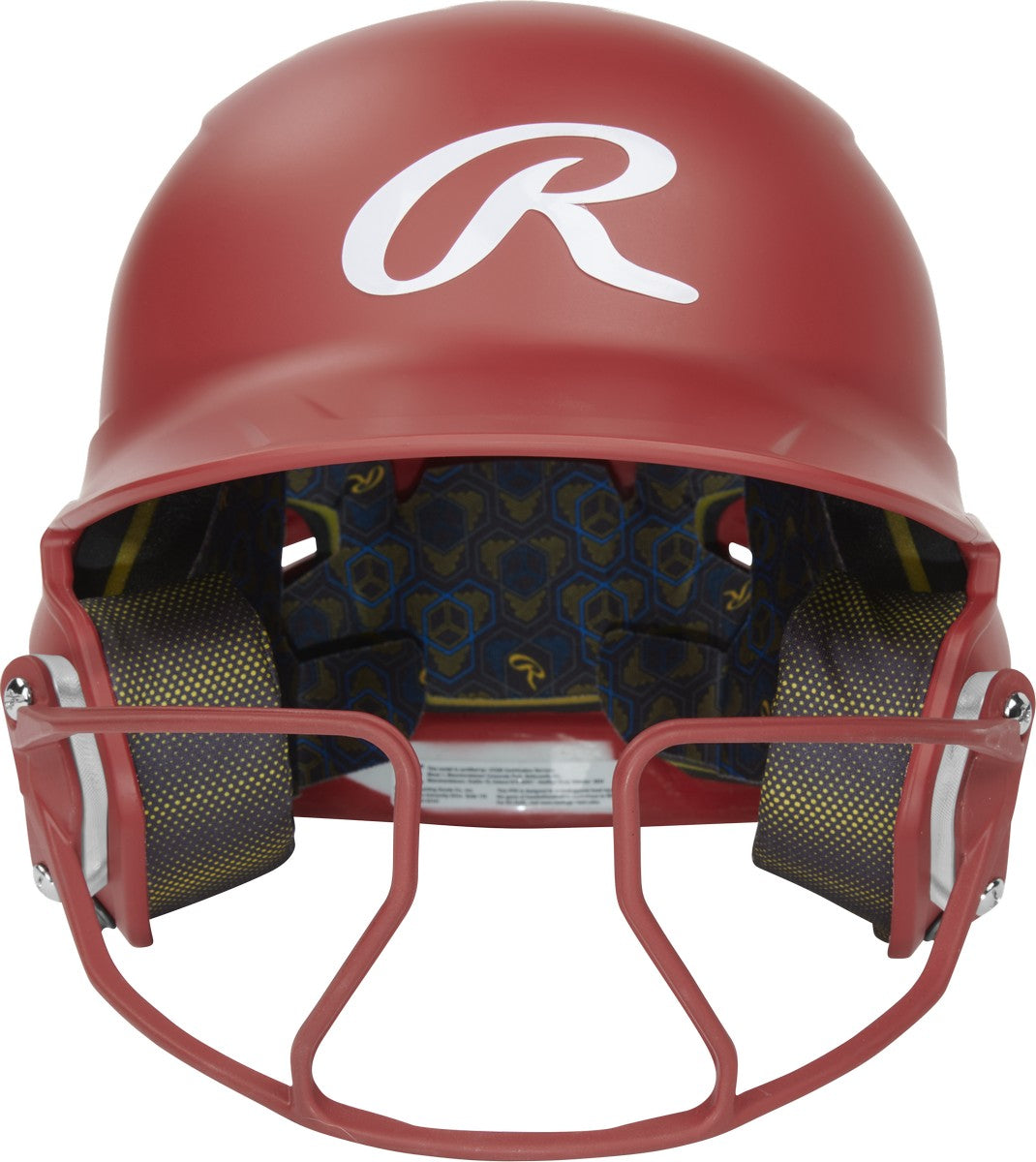 Rawlings Senior Fastpitch Matte Mach Hi-Viz 1-Tone Batting Helmet with