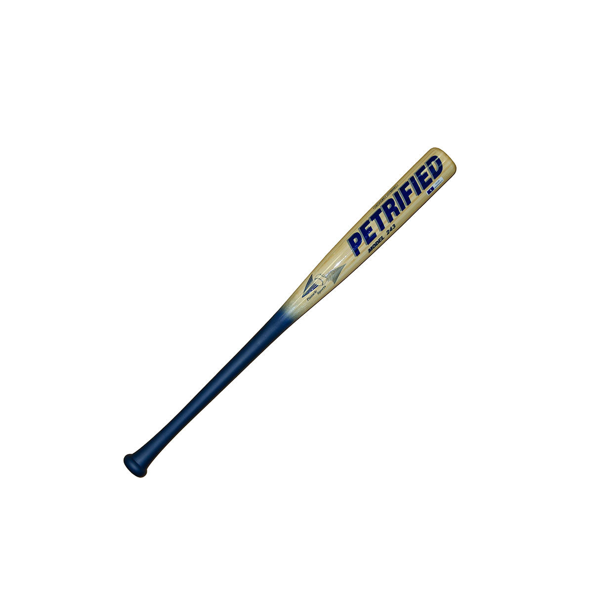 Pinnacle Sports Petrified Hickory Hybrid with Rubber Handle 1 Year Warrant Baseball Wood Bat