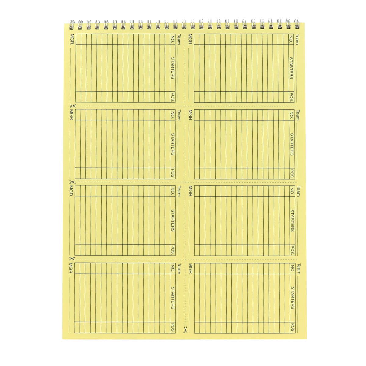 Team Express Custom 18 Player Baseball/Softball 25 Game Scorebooks