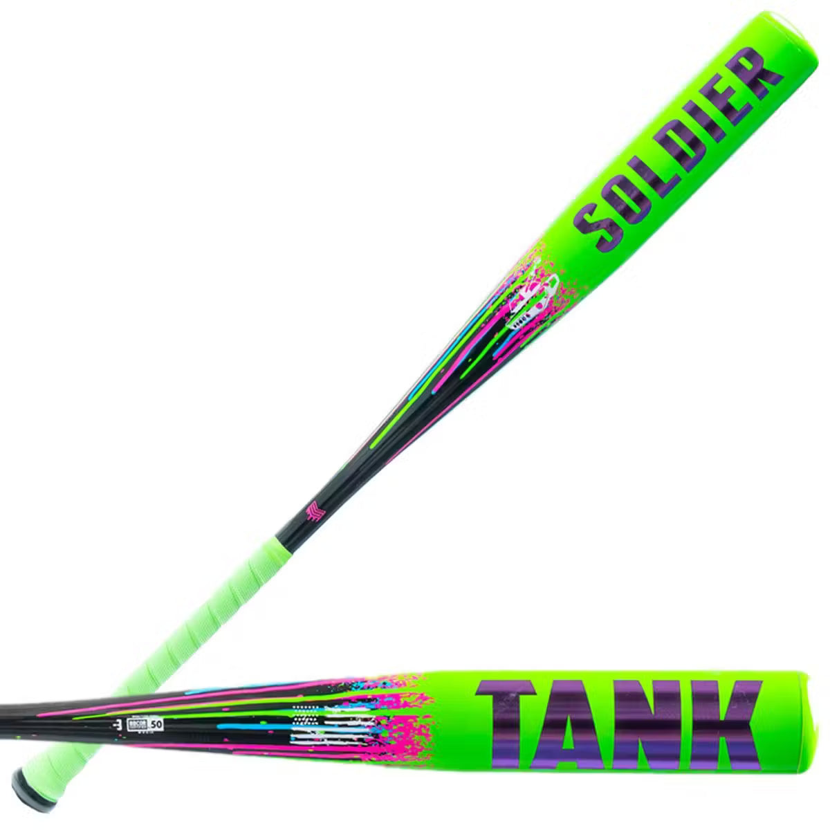 Soldier 2026 Tank Drip Collection 1-Piece -3 BBCOR Alloy Baseball Bat