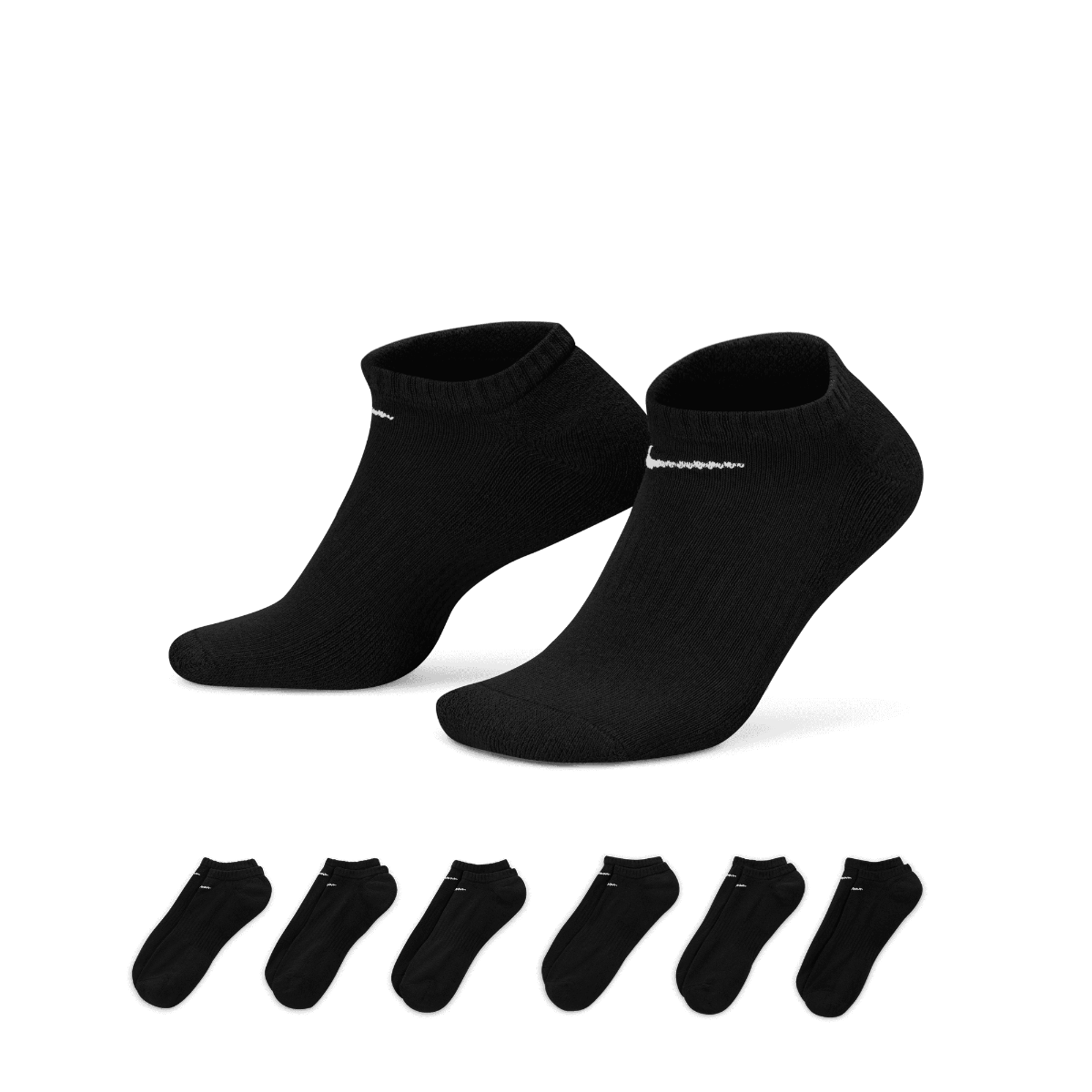 Nike Everyday Cushioned Training No-Show Socks (6 Pairs)
