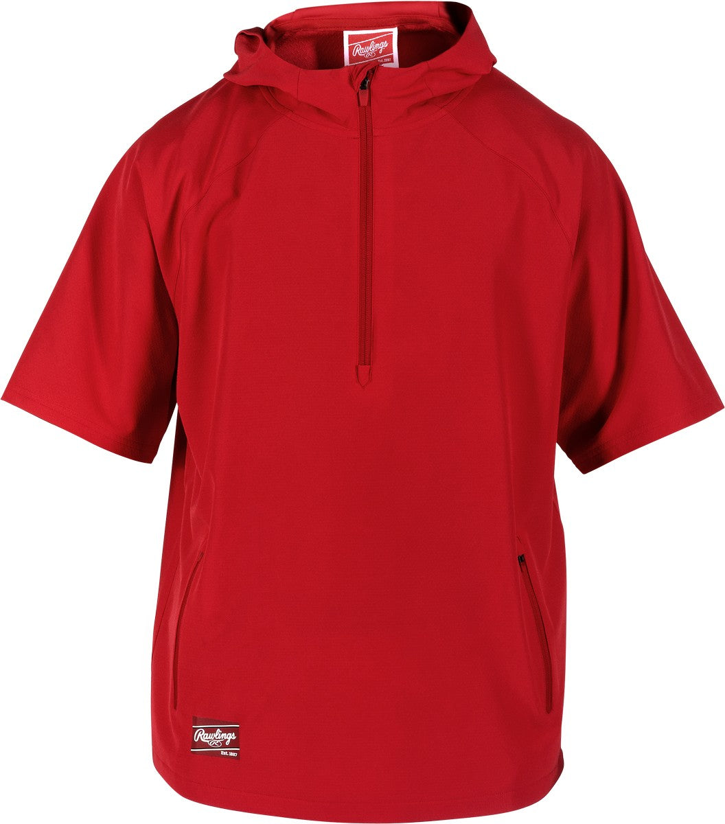 Rawlings Adult Colorsync Short Sleeve Hooded Jacket