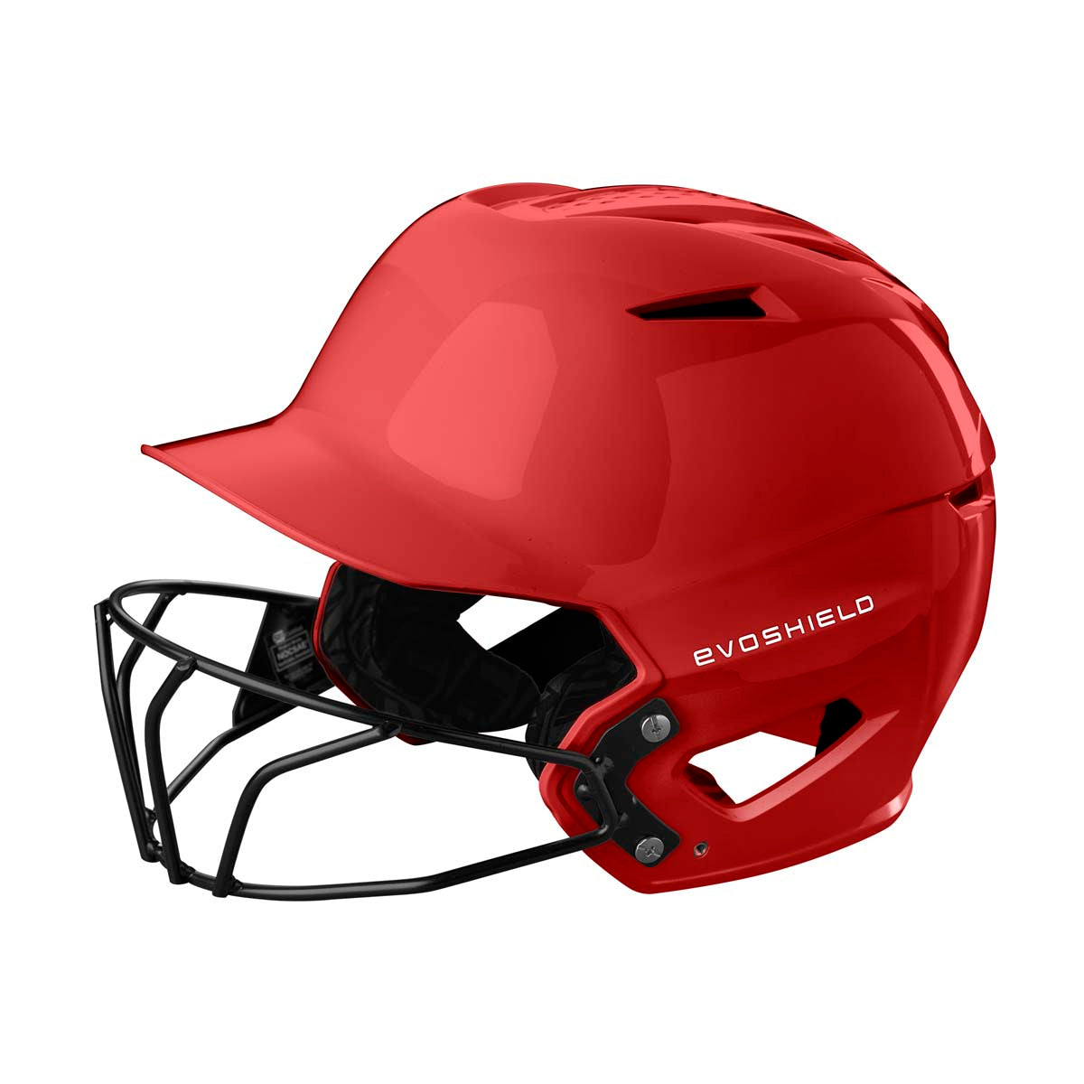 EvoShield XVT Glossy Fastpitch Batting Helmet with Facemask