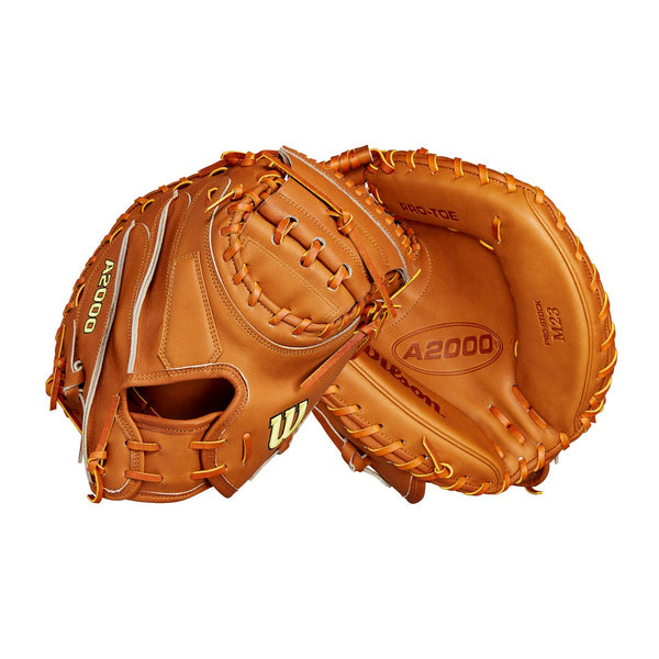 Wilson A2000 M23 Glove Day Series Saddle Tan Edition 33.5" Baseball Catchers Mitt
